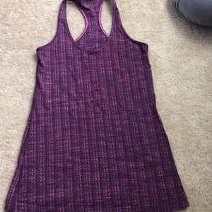 Lululemon tank size 10 in purple shades.